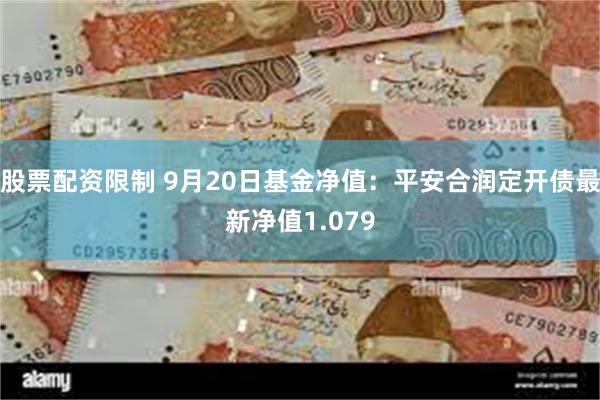 股票配资限制 9月20日基金净值：平安合润定开债最新净值1.