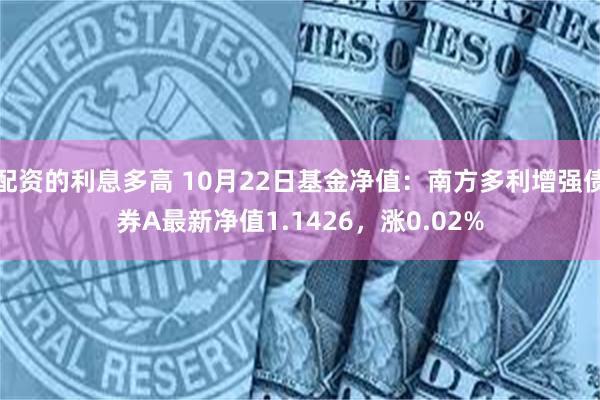 配资的利息多高 10月22日基金净值：南方多利增强债券A最新