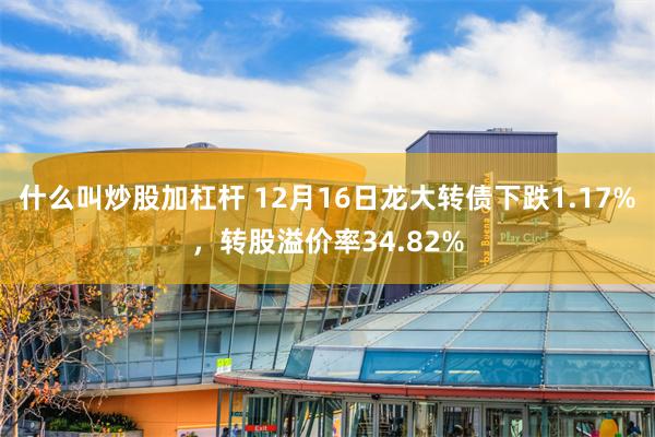 什么叫炒股加杠杆 12月16日龙大转债下跌1.17%，转股溢