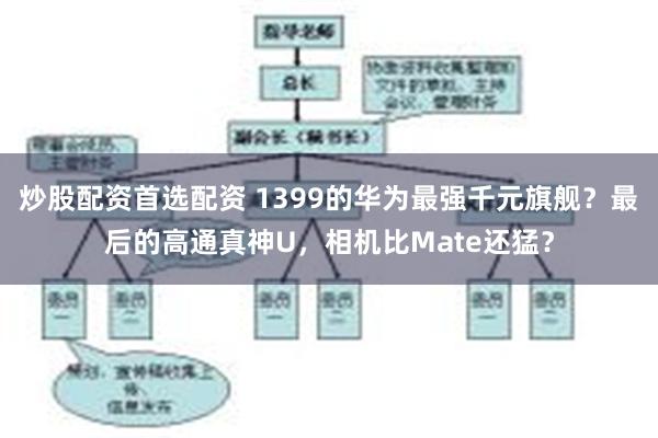 炒股配资首选配资 1399的华为最强千元旗舰？最后的高通真神